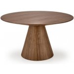 Halmar Kulatý stůl HENDERSON, ořech – Sleviste.cz