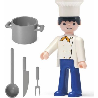 Efko IGRÁČEK Kuchař povolání set figurka kloubová s doplňky – Zboží Dáma