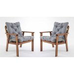 Asko Křeslo pevné ATLANTA s polstrem pár (2ks) – Zboží Mobilmania