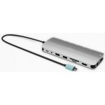 i-Tec USB-C Metal Nano 3x Display Dock, 2x HDMI 1x USB-C video + Power Delivery 140W C31NANOTRIPLEDOCKPD – Zboží Živě