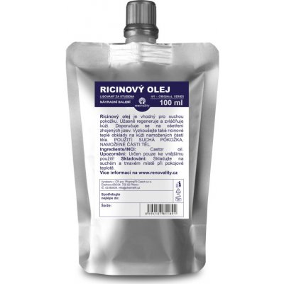 Renovality Ricinový olej 100 ml náhradní balení – Zboží Mobilmania