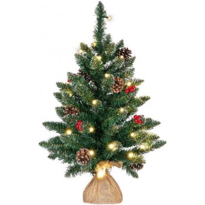 Nexos 65866 Vánoční stromek s osvětlením 60 cm 30 LED – Zboží Dáma