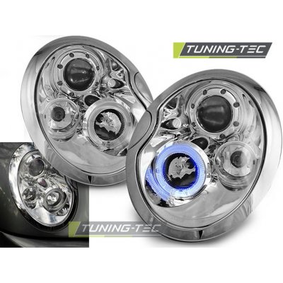 Tuning-Tec Přední čirá světla BMW Mini I One | Cooper | Cabrio (2001 - 2008) - chromované - Angel Eyes – Hledejceny.cz