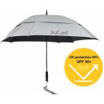 JuCad Telescopic Automatic Umbrella UV with pin stříbrná – Hledejceny.cz