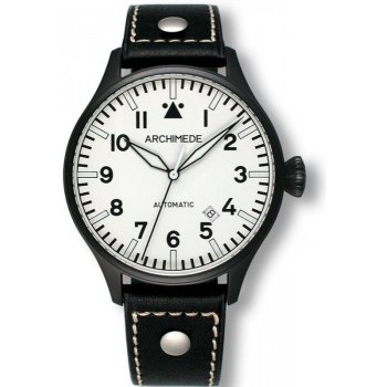 Archimede Pilot 42 W PVD kožený řemen