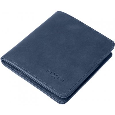 FIXED Classic Wallet z pravé hovězí kůže modrá – Zboží Živě