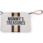 Childhome Mommy Clutch Canvas Off White Stripes černá/zlatá – Hledejceny.cz