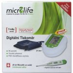 MICROLIFE tlakoměr BP 3AG1 s teploměrem MT 3001 – Zbozi.Blesk.cz