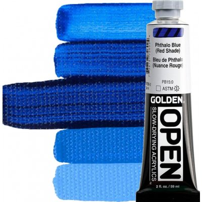 Golden Artist Colors Open akrylová barva phthalo blue 59 ml – Hledejceny.cz