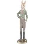 Dekorace králík elegán v zeleném fraku 11*8*40 cm – Hledejceny.cz