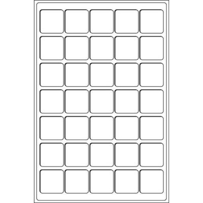 Leuchtturm Mincovní plata CARGO L 35 polí do 39 mm na 10 Eurové mince 2 ks v balení – Sleviste.cz