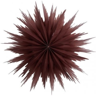 Watt & Veke Závěsná svítící hvězda Liz Red Ochre 50 cm červená barva papír – Hledejceny.cz