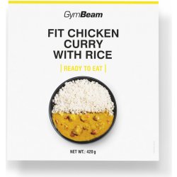 GymBeam FIT Kuřecí kari s rýží Ready to eat 6 x 420 g