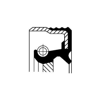 Tesnici krouzek hridele, klikovy hridel CORTECO 19036834B – Zboží Mobilmania