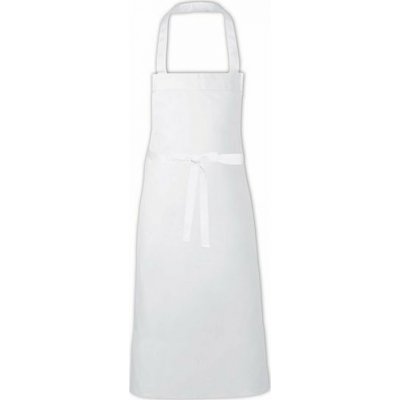 Link Kitchen Wear Extra široká klasická dlouhá zástěra na grilování Bílá X999 – Hledejceny.cz