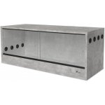 Diversa dřevěné terárium beton 80 x 50 x 50 cm – Zboží Dáma