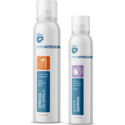 MM Hygiene Sprcha ve spreji Klasik 200 ml + Suchý šampon 150 ml – Sleviste.cz
