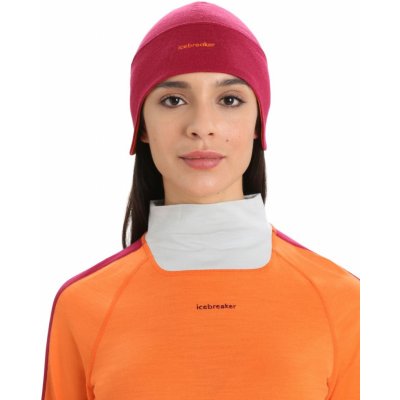 Icebreaker merino čepice Adult Quantum Beanie Cherry/Flash – Zboží Mobilmania