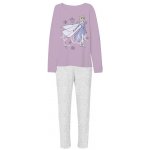 Disney Frozen Dětské pyžamo fialová šedá Ledové království Lilac Šedý melír – Zbozi.Blesk.cz