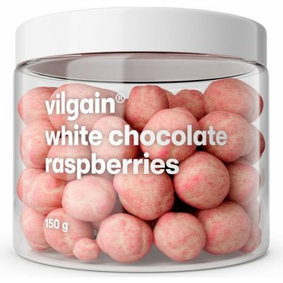 Vilgain Maliny v čokoládě bílá čokoláda 150 g – Zboží Dáma