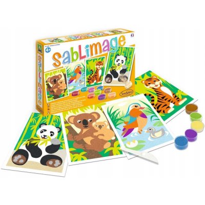 Sablimage Pískové obrázky Ohrožená zvířata – Zboží Dáma