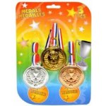 Dětské medaile 6cm 3ks – Zboží Dáma