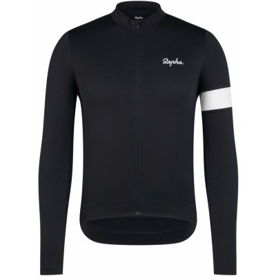 Rapha Men's Core Thermal Long Sleeve Jersey Black/White pánský – Zboží Dáma
