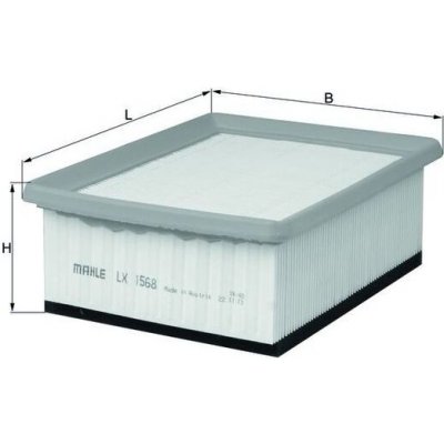 Vzduchový filtr MAHLE LX 1568 – Hledejceny.cz