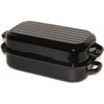 BELIS Smaltovaný dvoupekáč s žebrováním 40 cm 37240-00400005 – Zboží Dáma