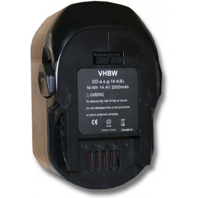 VHBW AEG B1414G / B1415R / B1420 / B1420R, 14.4 V, 2.0 Ah - neoriginální