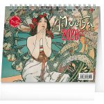 stolní Alfons Mucha, 16,5 x 13 cm 2026 – Zboží Dáma