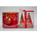 Čaj Liran Fantastic Holiday 12 vánočních pyramidek VÁNOČNÍ KOULE 3 x 4 x 2 g