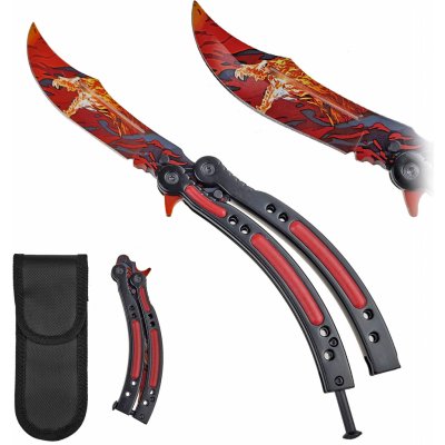 X Luxusní balisong COUNTER STRIKE RED červený – Hledejceny.cz