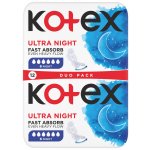 Kotex Ultra Night Duo dámské hygienické vložky 12 ks – Zboží Dáma