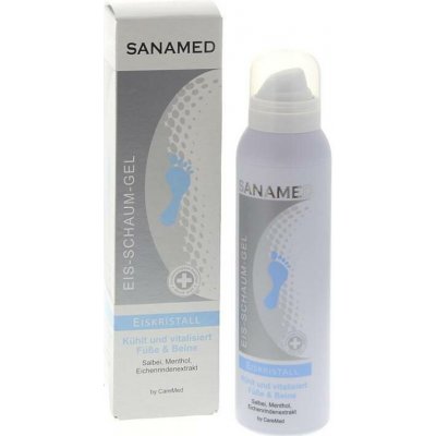 Sanamed Krémová pěna pro pálivé a unavené nohy EISKRISTAL, 150 ml – Hledejceny.cz