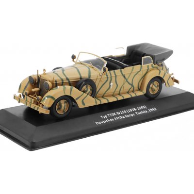 DeAgostini Mercedes 770K W150 1943 časopis Vojenské automobily s modelem #1 1:43 – Zboží Dáma