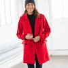Dámský kabát Blancheporte kabát červená