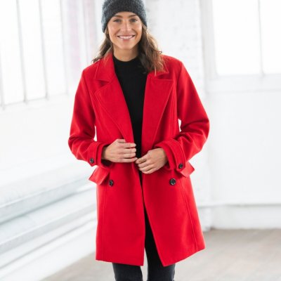 Blancheporte kabát červená – Zboží Mobilmania