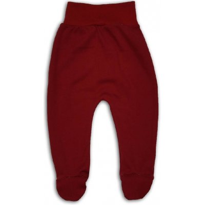 Jožánek Bavlněné polodupačky bordo – Zboží Dáma