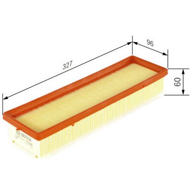 Vzduchový filtr BOSCH F 026 400 377 – Hledejceny.cz
