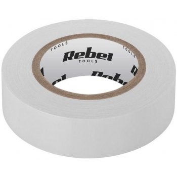 Rebel Páska izolační 0,13 mm x 19 mm x 18,30 m bílá