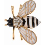 Biju Brož čmelák bílý 1892-1 9001892-1 – Zboží Dáma