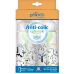 Dr. Brown´s láhev kojenecká Anti colic Wide Neck Dino 270ml 2ks WB92026 – Sleviste.cz