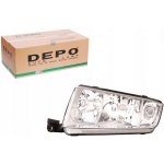 DEPO Přední světlo levé ŠKODA FABIA I 1 (6Y), 04.00-03.07 OE 1EB246018-092, 6Y194115C, 6Y1941015C, 6Y1941015HM – Zboží Mobilmania
