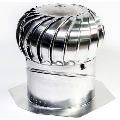 Ventilační turbína Air Hawk stříbrná 12" (ø 305 mm) – Zboží Mobilmania