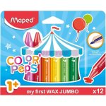 Maped Voskovky Color'Peps Wax Jumbo 12 barev – Zboží Dáma