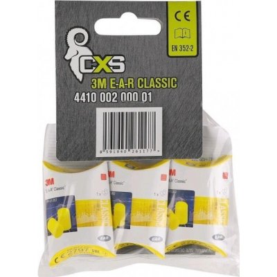 E-A-R CLASSIC Zátkové chrániče sluchu 3 páry – Zboží Mobilmania