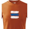 Dětské tričko Canvas dětské tričko Turistická značka modrá, oranžová 2079