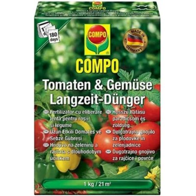 Compo Hnojivo dlouhodobé pro zeleninu 1 kg – Sleviste.cz