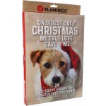 Flamingo Adventní kalendář s pamlsky pro psy 295g – Zboží Dáma